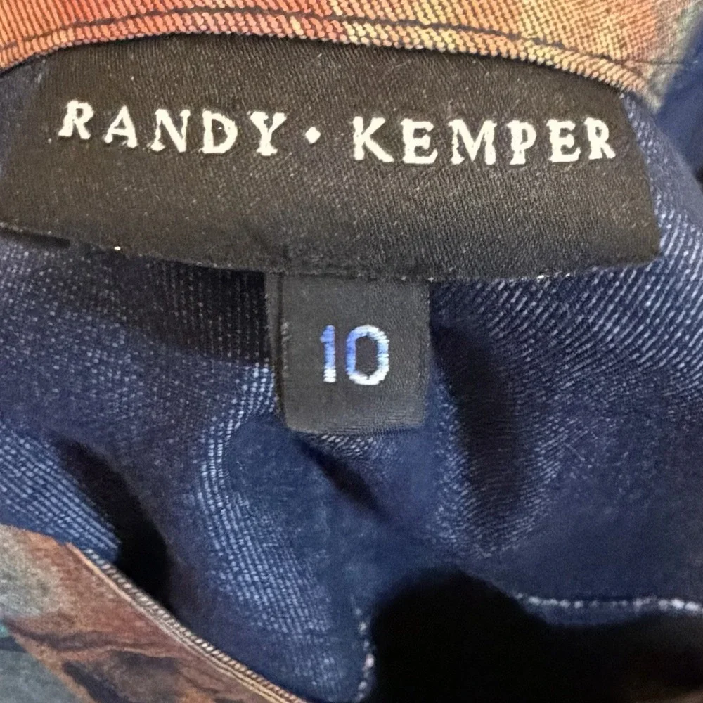 Vintage Randy Kemper Renaissance Art Denim Jacket Museum Core Maximalist 10 - Picture 2 of 16